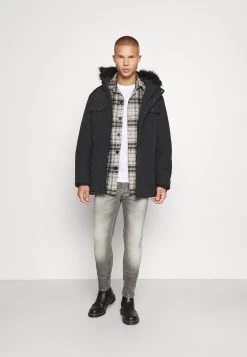 YOURTURN 3Pack Unisex - Basic T-Shirt - Black/Light Grey/White