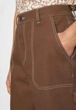 YOURTURN Unisex - Denim Shorts - Brown -Yourturn Online Shop fd7664ba433149348b570194248baabe