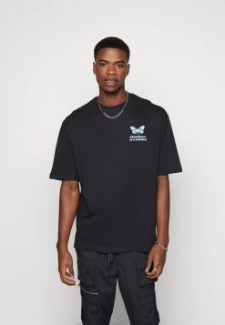 YOURTURN Chest Tee Unisex - Print T-Shirt - 802 - Black