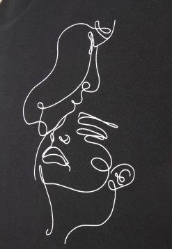 YOURTURN Unisex - Print T-Shirt - Black -Yourturn Online Shop feba4cab0139458eb8ce1cd16df43525